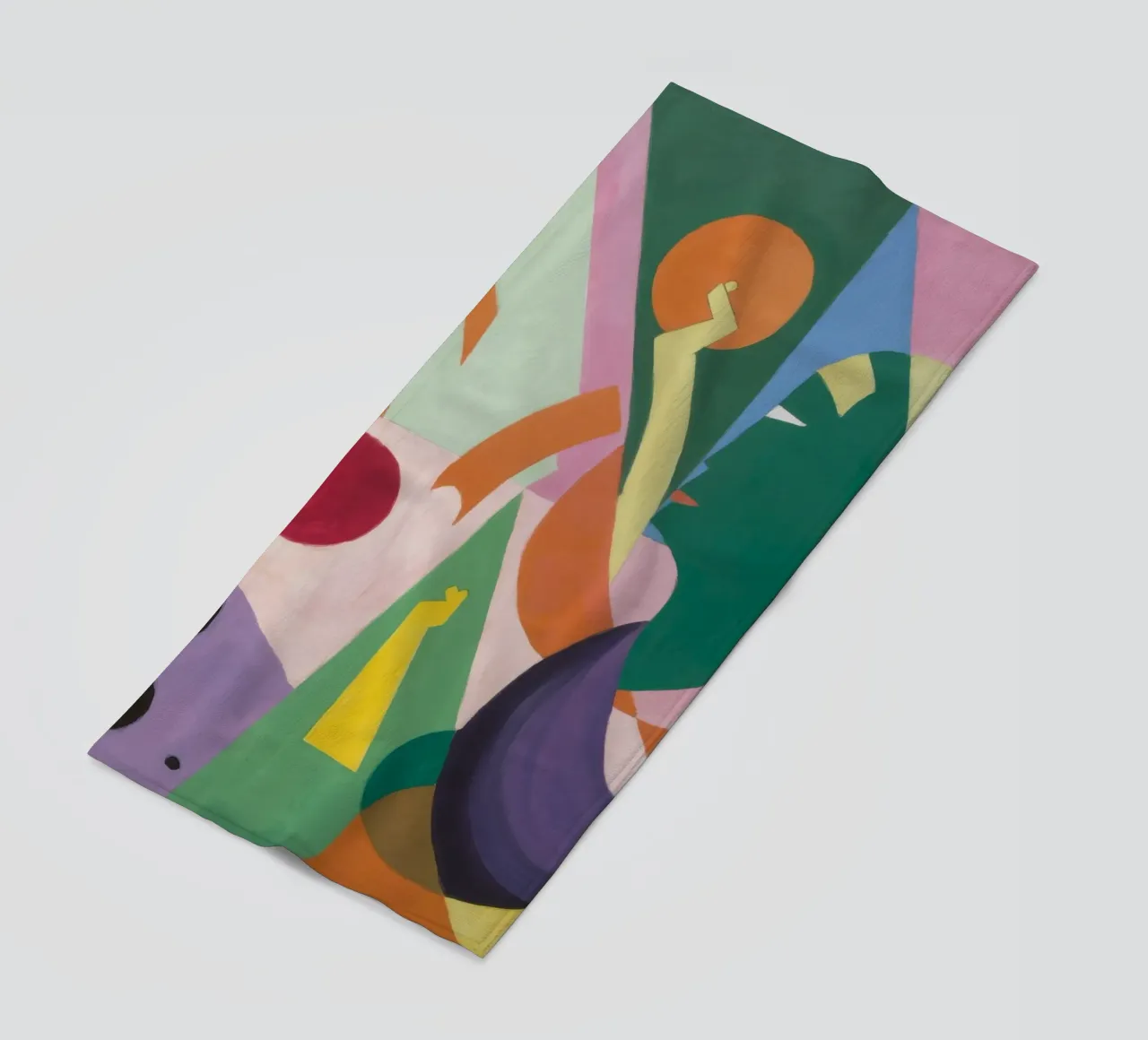 Cubist Motion Play beach towel by Haven Mirage