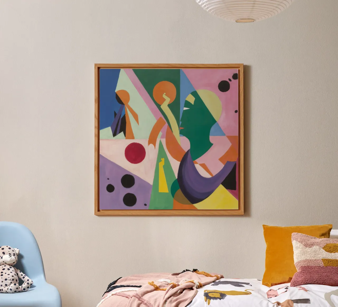 Cubist Motion Play alu dibond de Haven Mirage