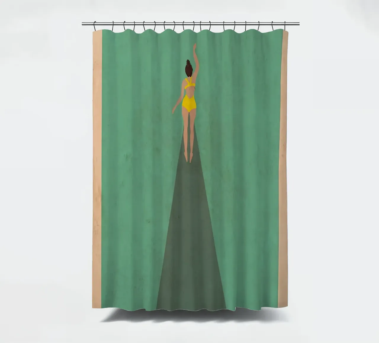 Into The Water 2 shower curtain by burnet