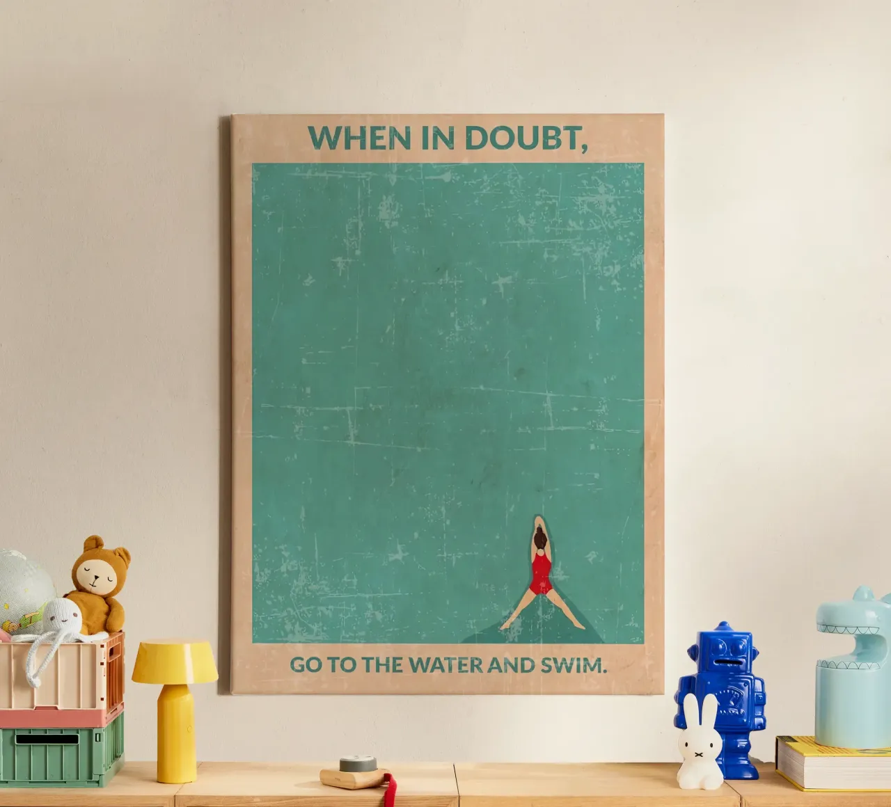 Acque libere tela da burnet