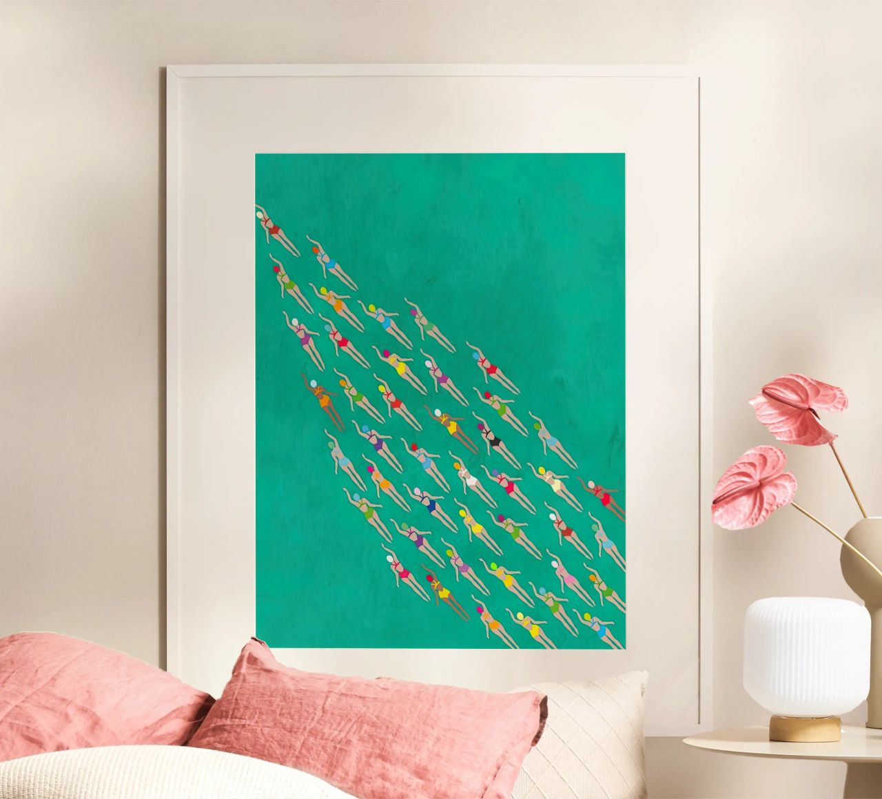 Rennschwimmer Poster von burnet