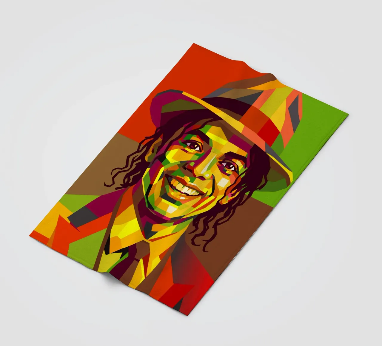 m jackson retro pop art wpap coperta in pile da aiswa