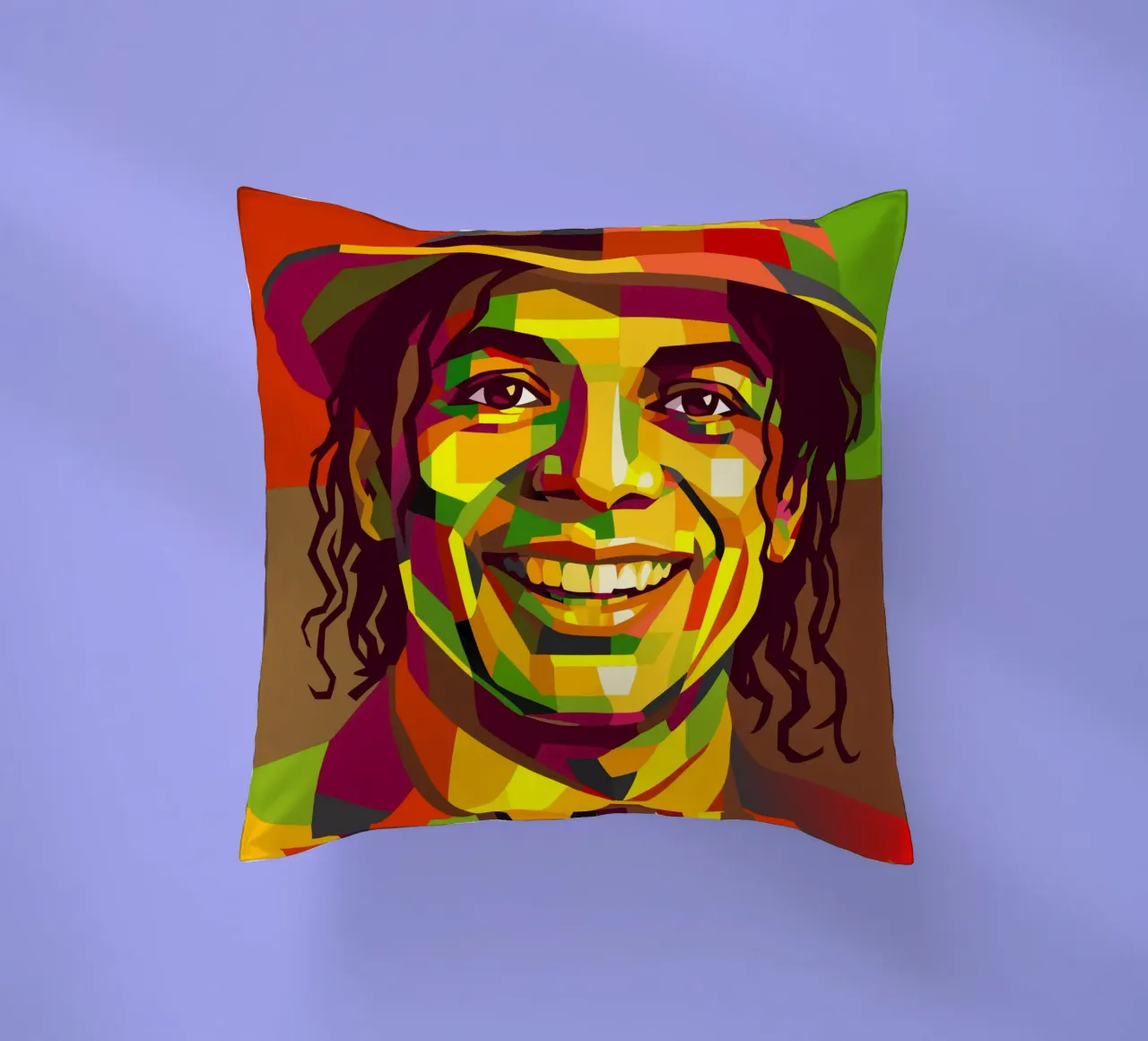 m jackson retro pop art wpap cuscino da aiswa