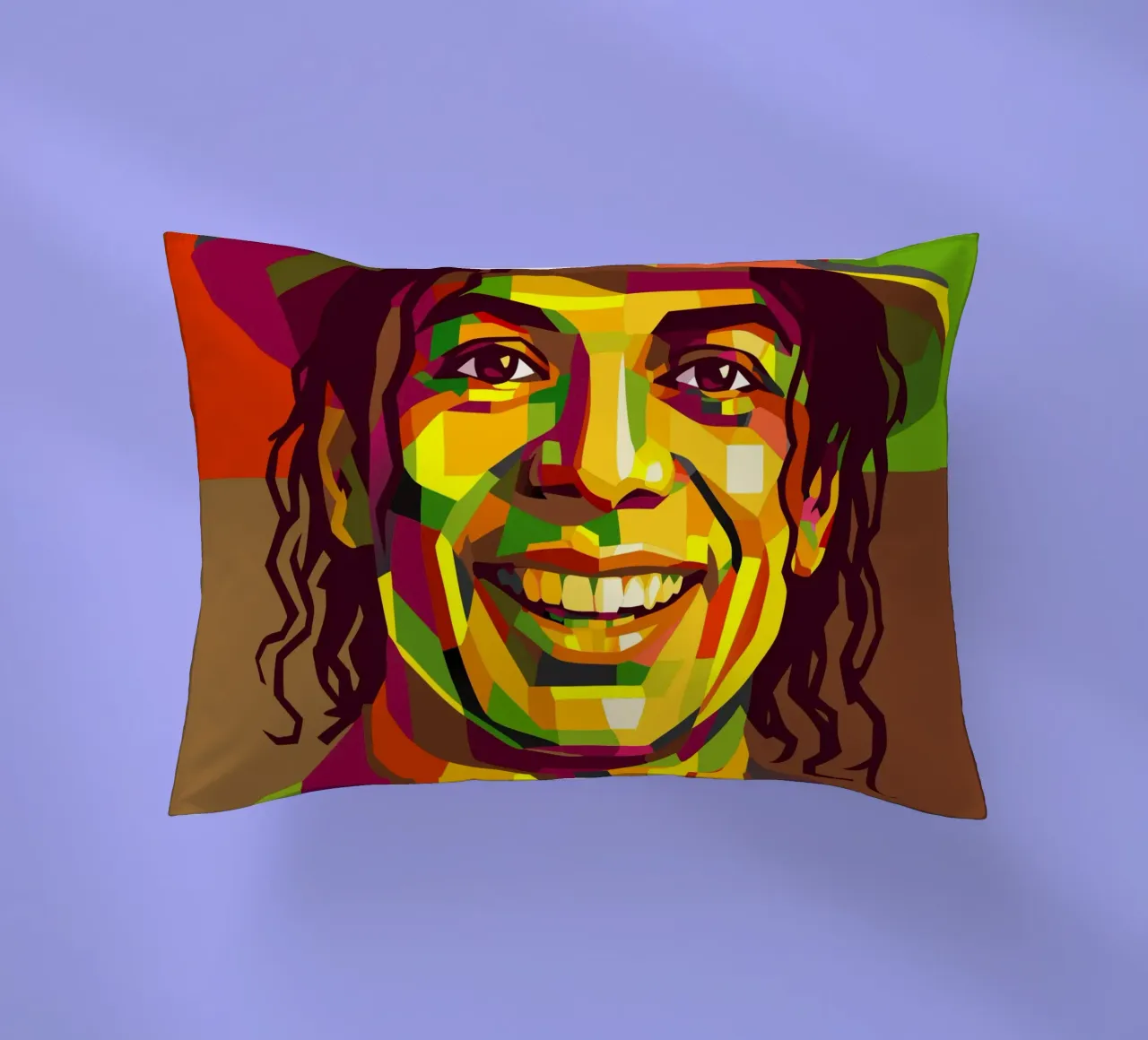 m jackson retro pop art wpap cuscino da aiswa