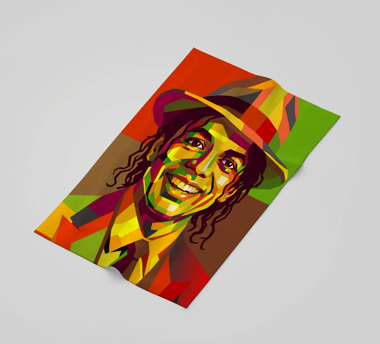 m jackson retro pop art wpap telo mare da aiswa