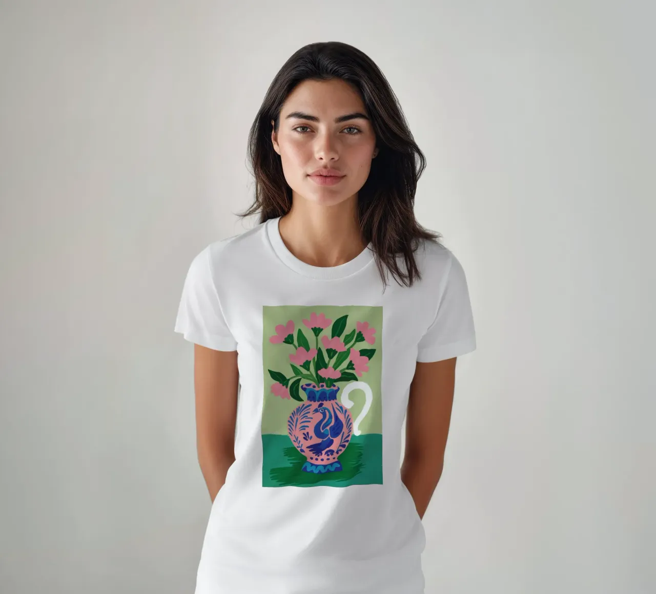 Brocca blu floreale t-shirt da Haven Mirage