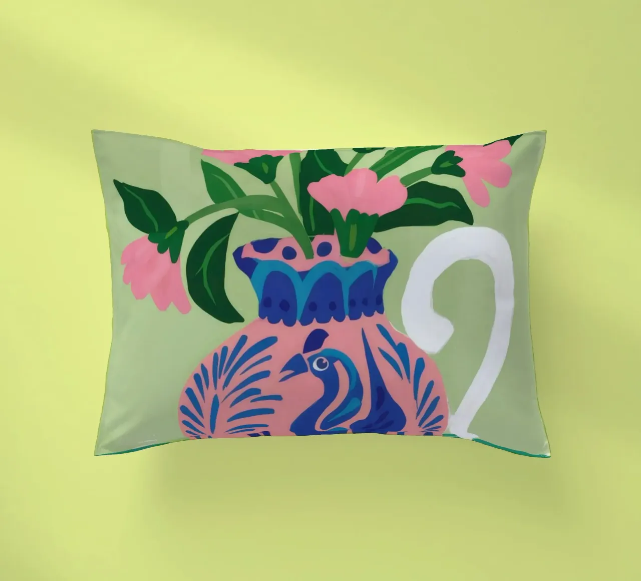 Brocca blu floreale cuscino da Haven Mirage