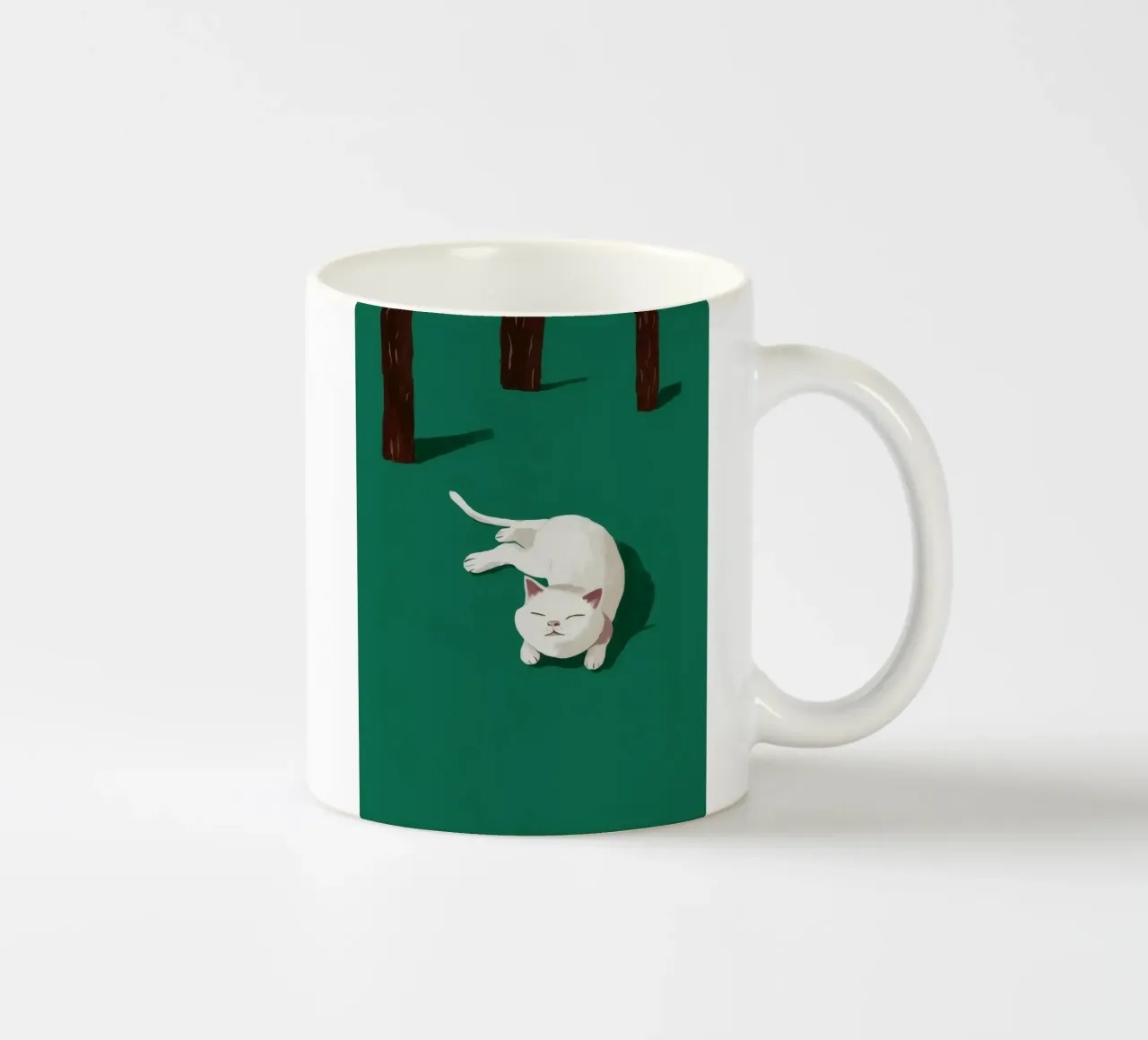 Felino di foresta tazza in ceramica da Stone Patina