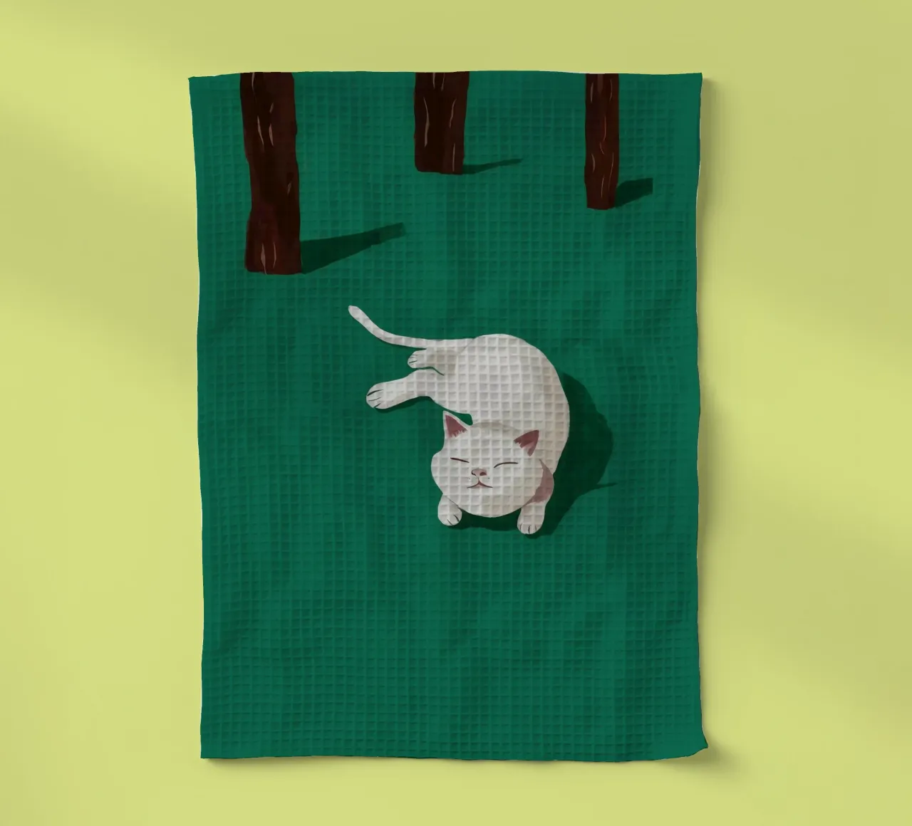 Felino di foresta canovaccio da cucina da Stone Patina