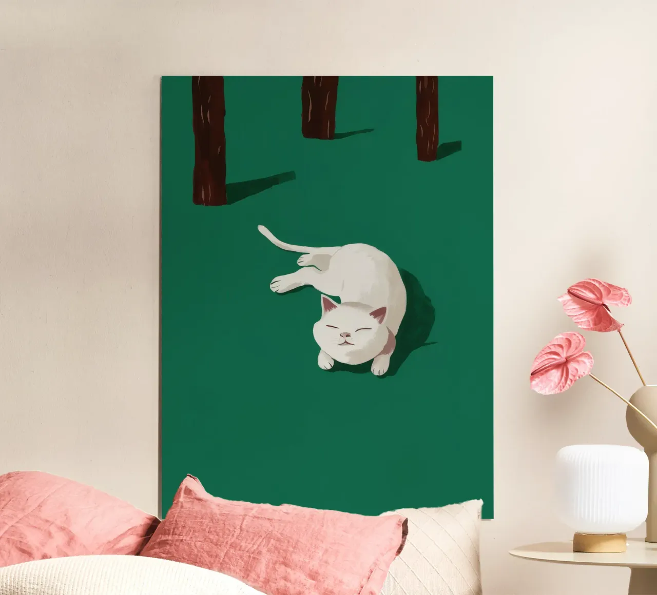 Felino di foresta carta hahnemühle da Stone Patina
