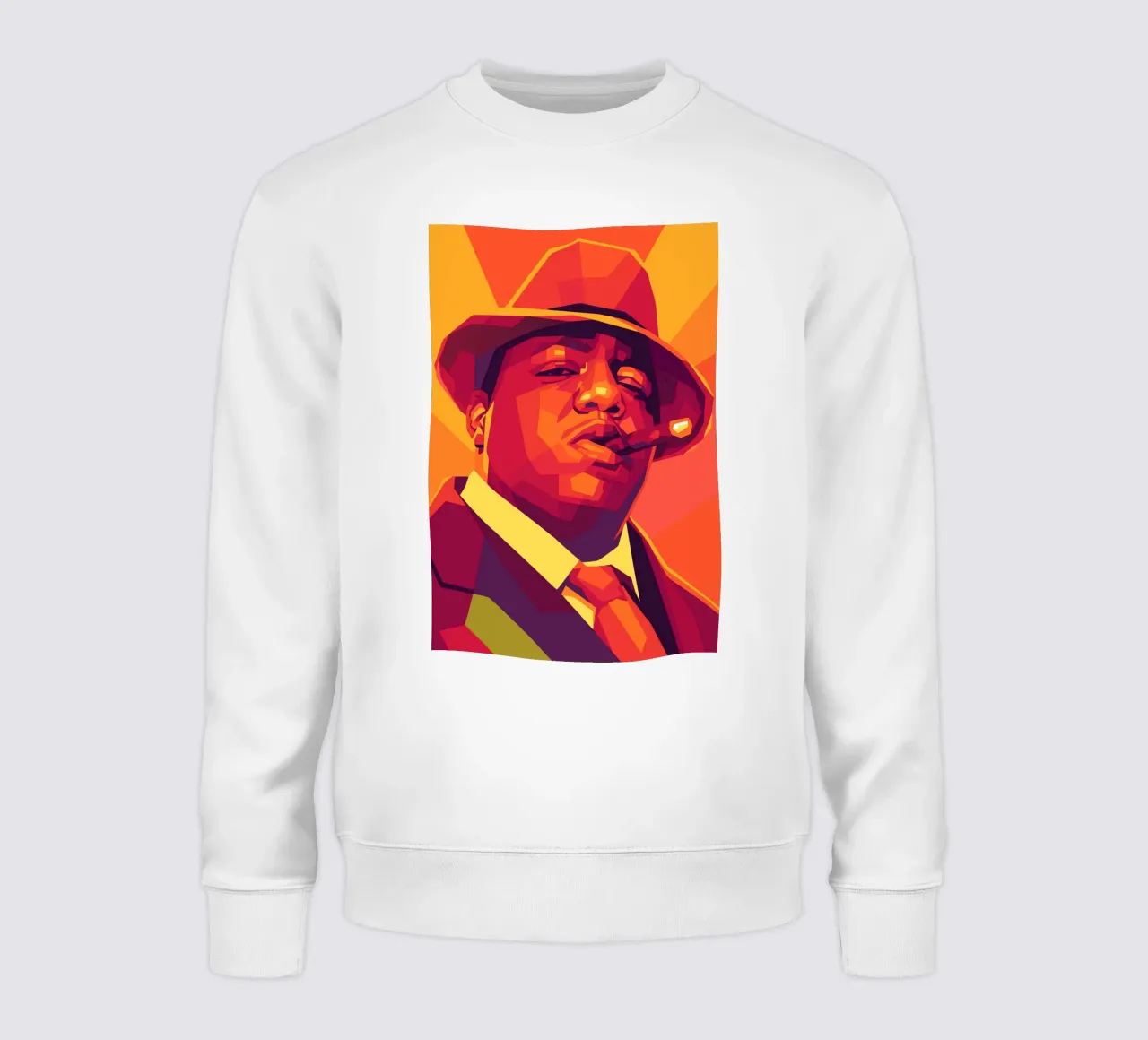 poppa big retro pop art wpap felpa da aiswa