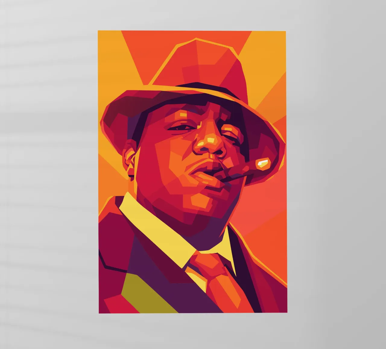 poppa big retro pop art wpap pellicola backlit da aiswa