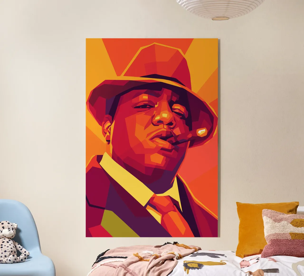 poppa big retro pop art wpap plexiglass da aiswa