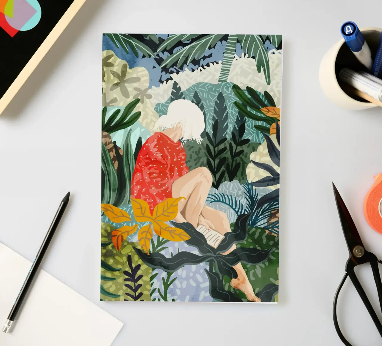 The Distracted Reader notebook by 83oranges