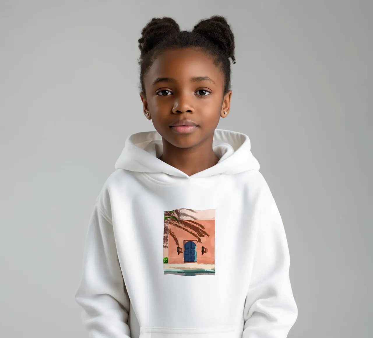 Vivere con lentezza felpa bambino con cappuccio da 83oranges