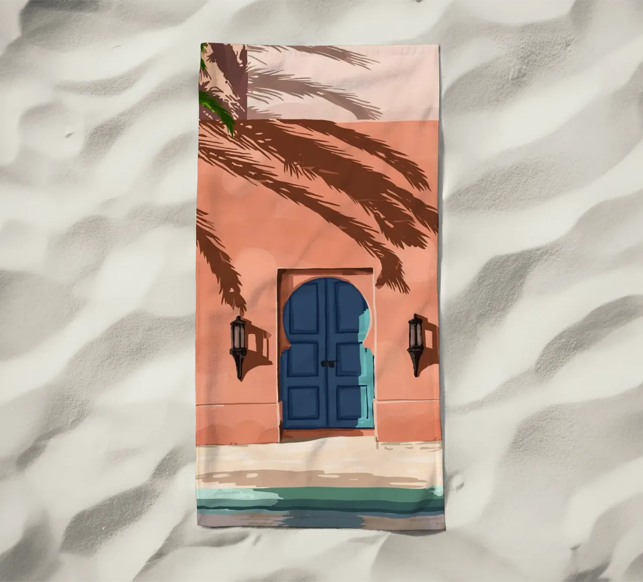 Vivere con lentezza telo mare da 83oranges