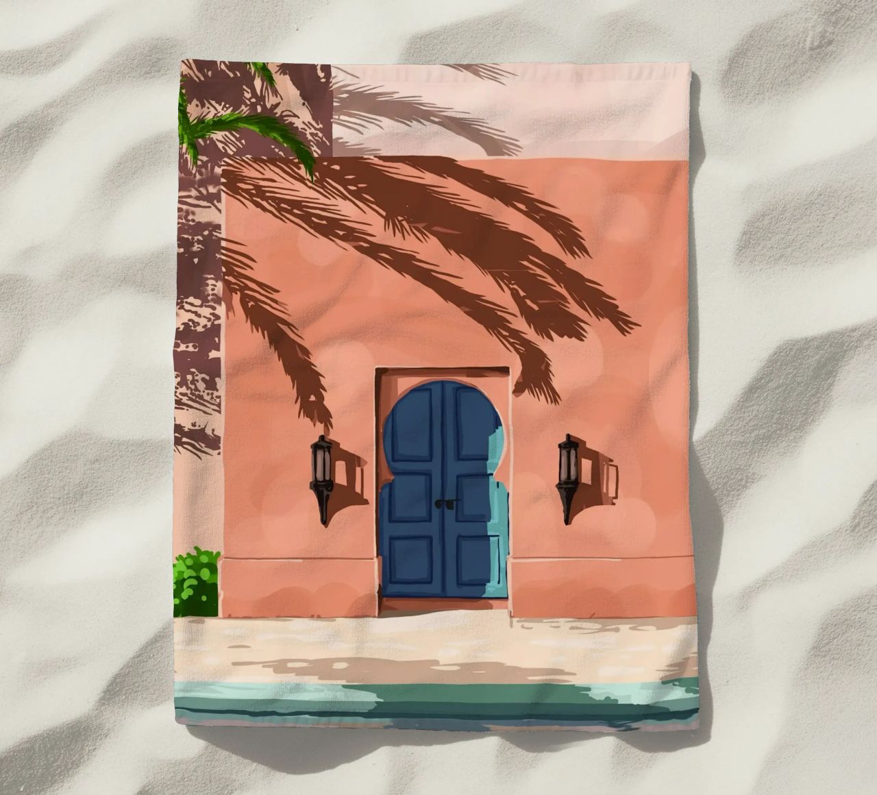 Vivere con lentezza telo mare da 83oranges