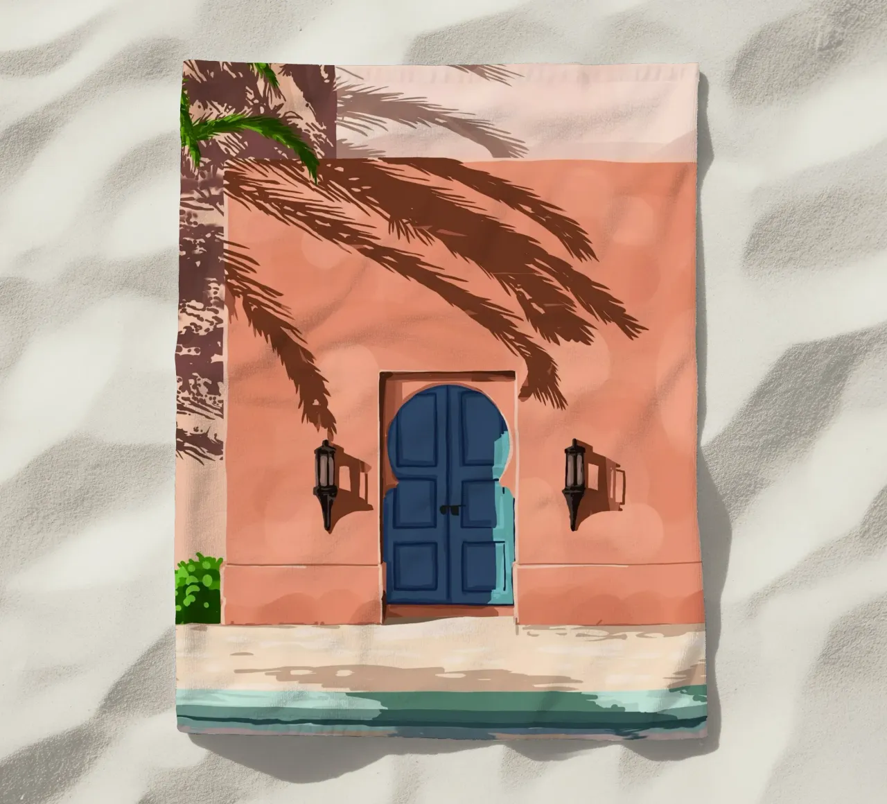 Vivere con lentezza telo mare da 83oranges