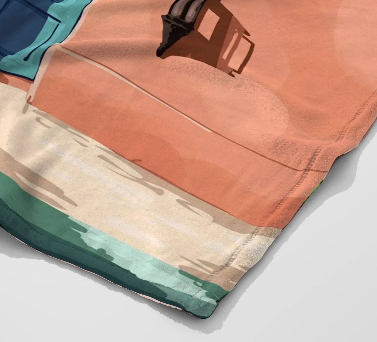 Vivere con lentezza coperta in pile da 83oranges
