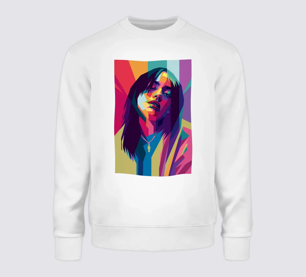 retro pop art wpap felpa da aiswa