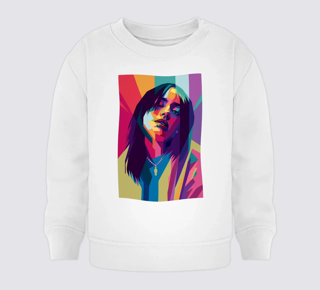 retro pop art wpap felpa neonato da aiswa