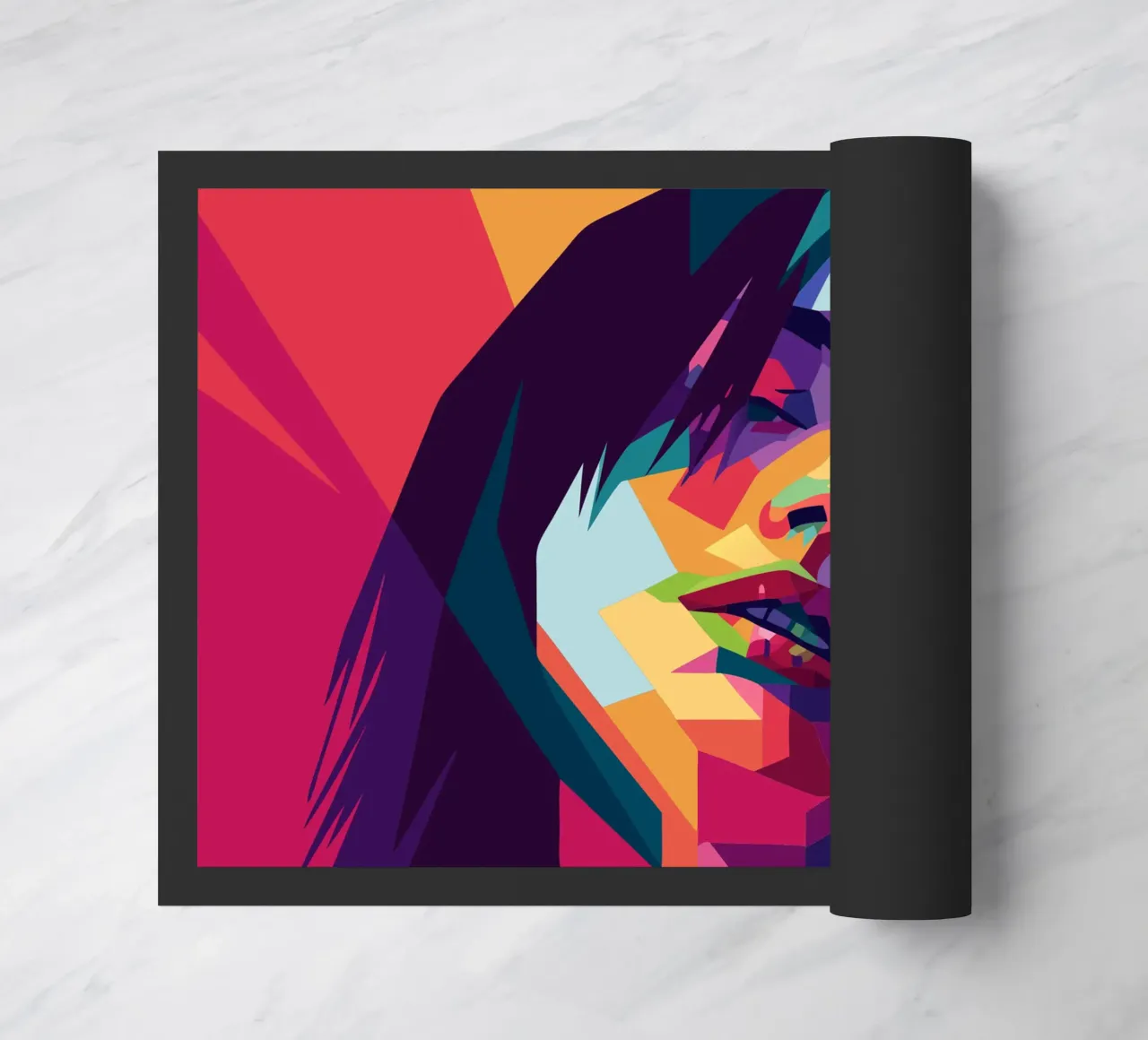 arte pop retro wpap felpudo de aiswa