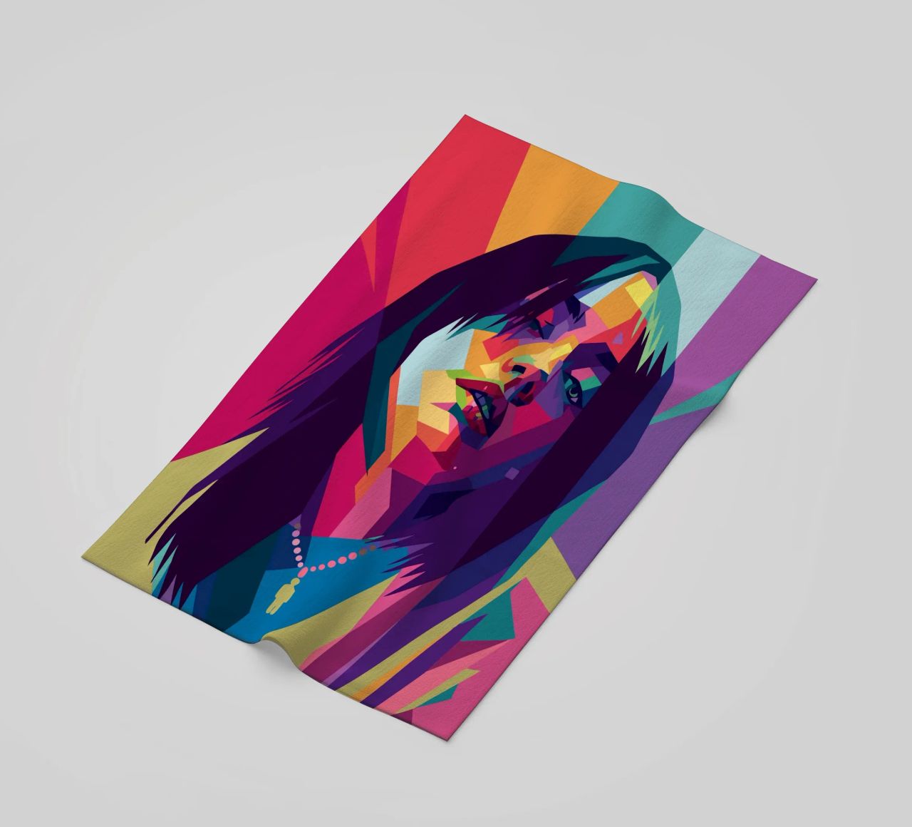 retro pop art wpap telo mare da aiswa