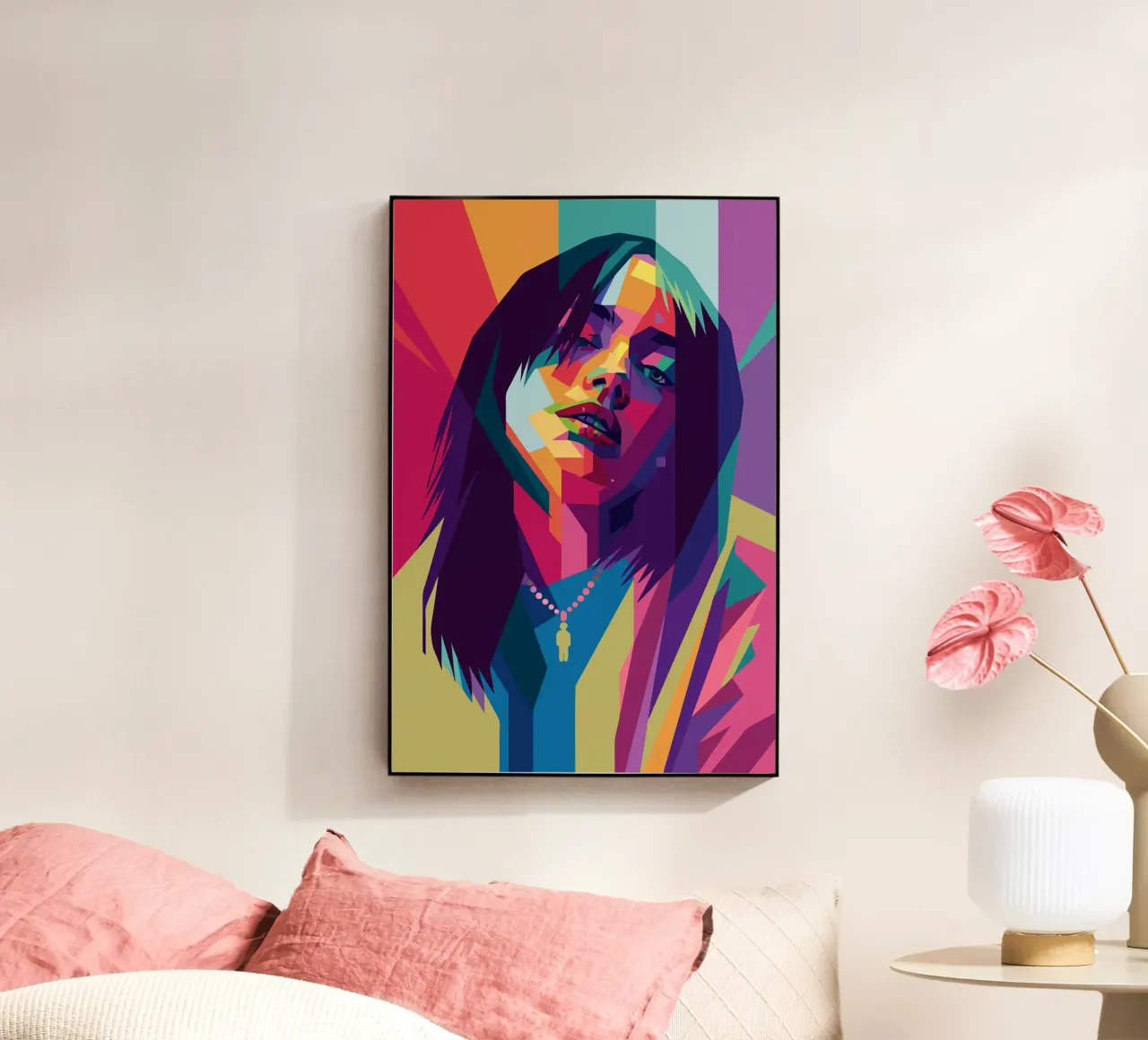 retro pop art wpap plexiglass da aiswa