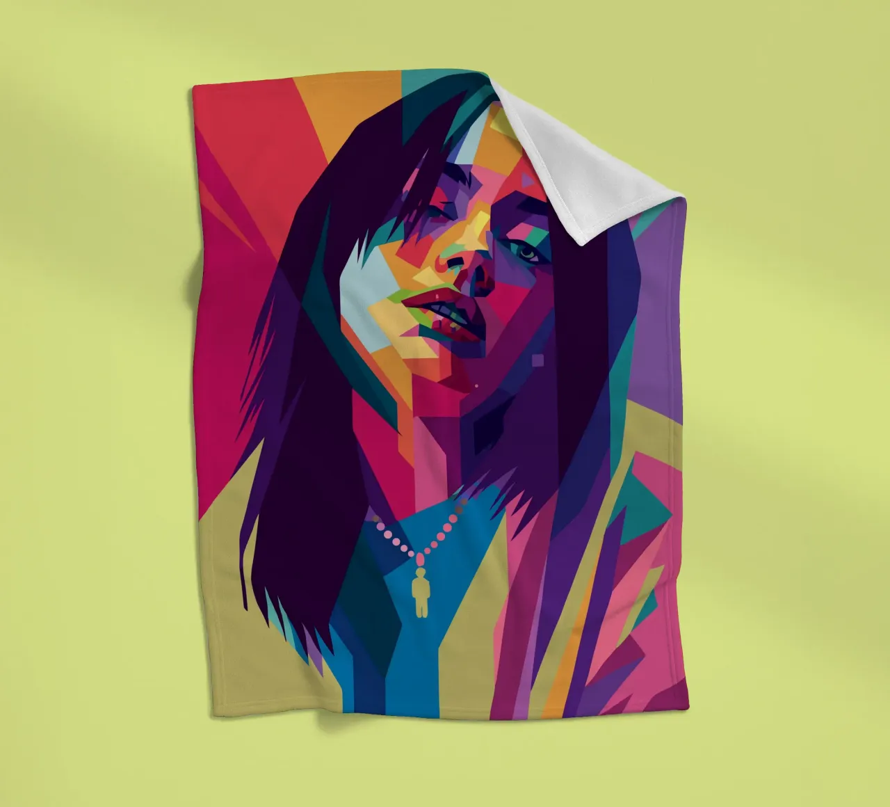 retro pop art wpap coperta in pile da aiswa