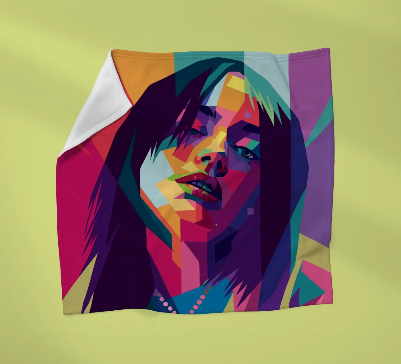 retro pop art wpap coperta in pile da aiswa