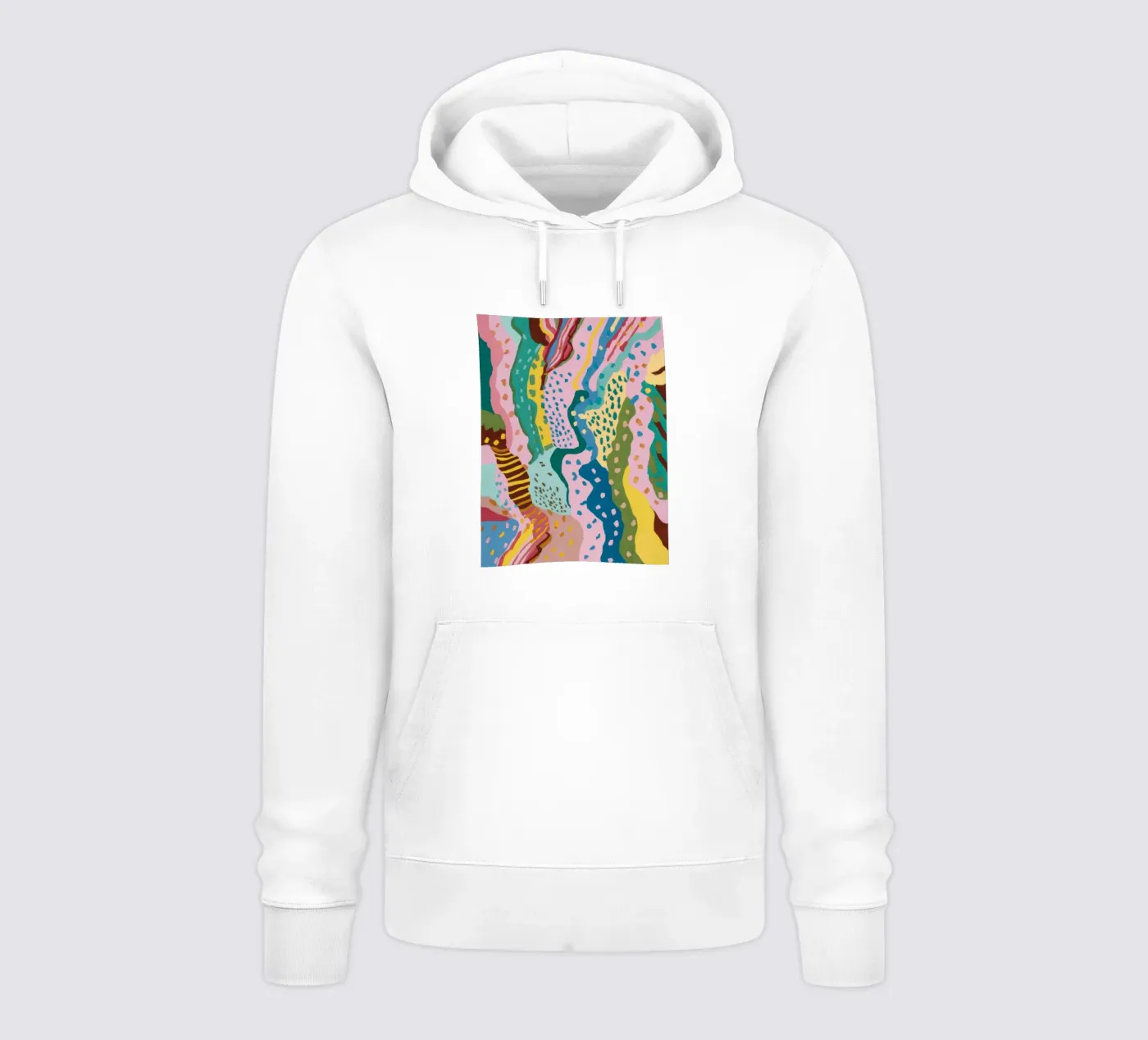 Wavy Pattern Flow hoodie by Haven Mirage