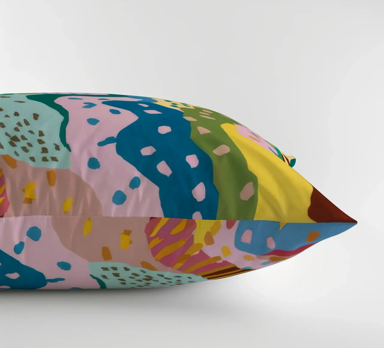 Wavy Pattern Flow decorative cushion by Haven Mirage
