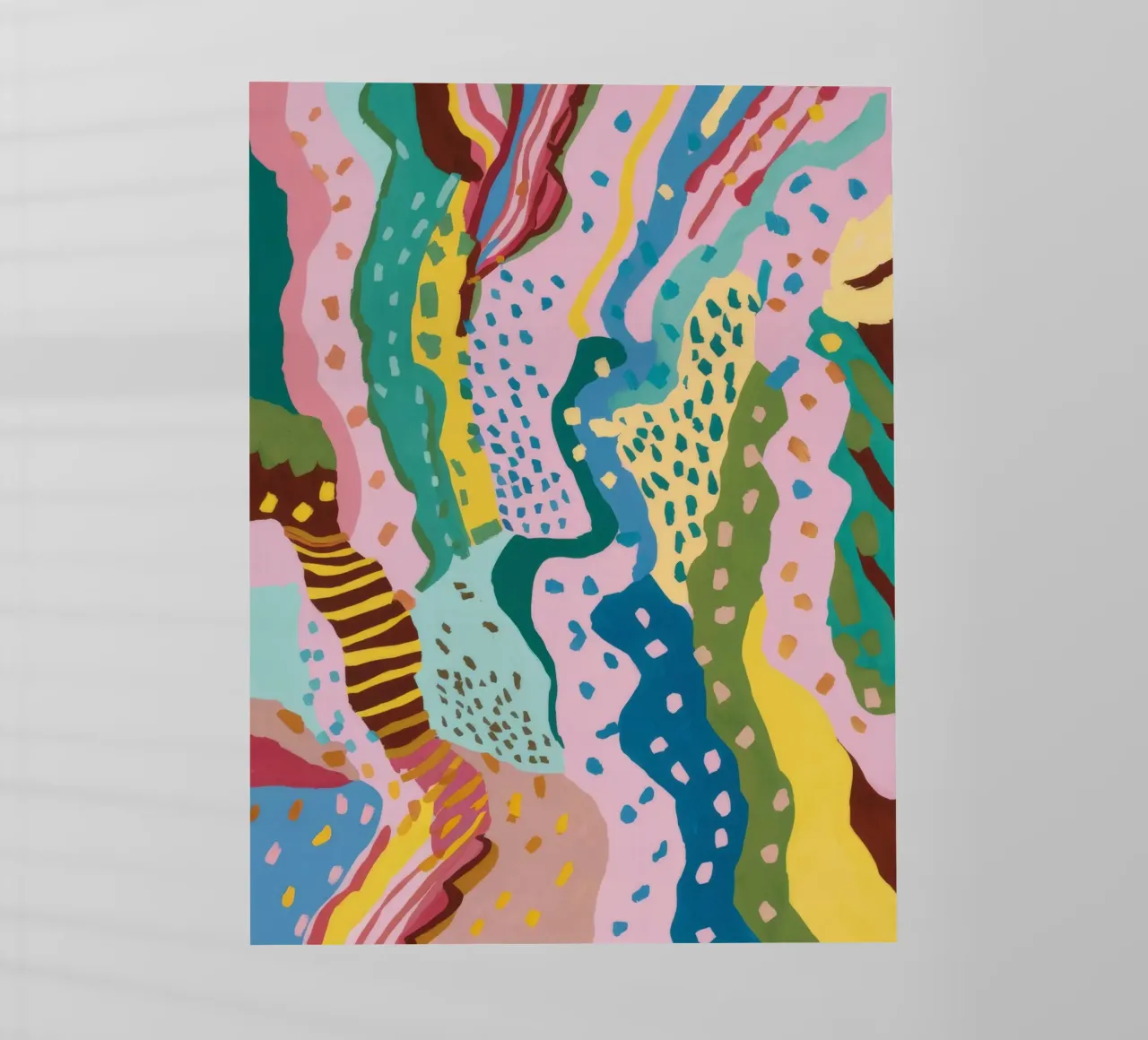 Flusso del modello ondulato pellicola backlit da Haven Mirage