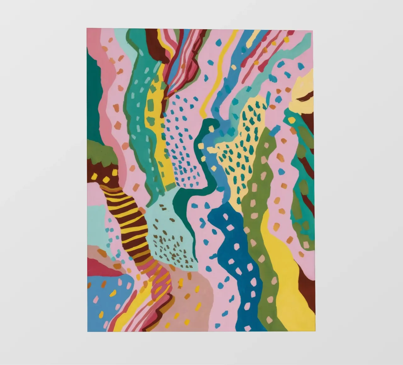 Wavy Pattern Flow fotobehang van Haven Mirage