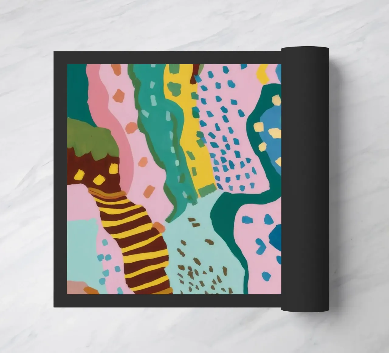 Wavy Pattern Flow doormat by Haven Mirage