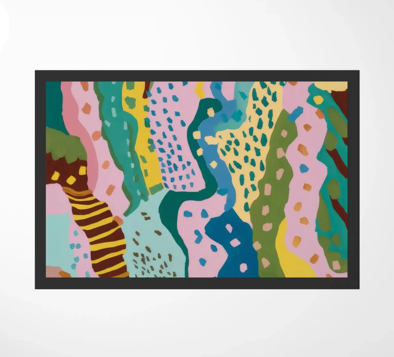 Wavy Pattern Flow doormat by Haven Mirage