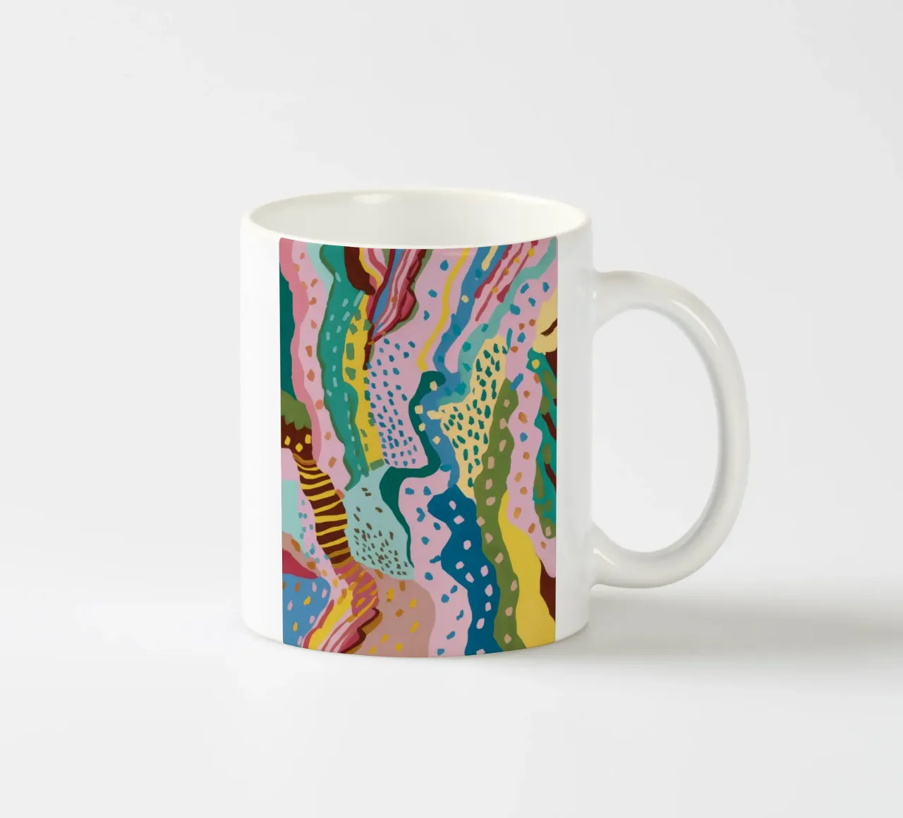 Flusso del modello ondulato tazza in ceramica da Haven Mirage