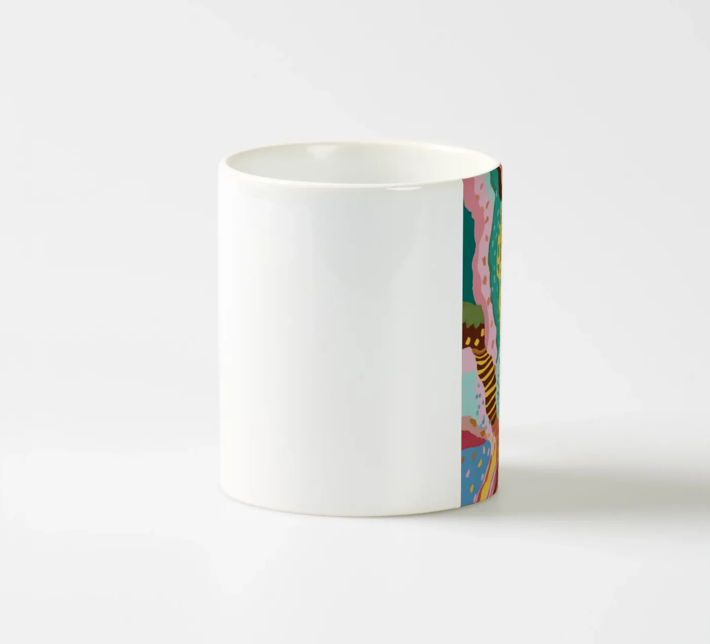 Wavy Pattern Flow ceramic mug by Haven Mirage