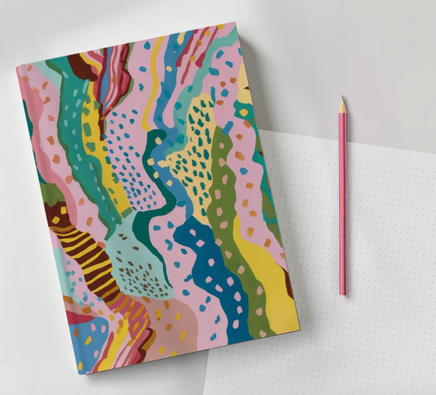 Flux de motifs ondulés carnet de Haven Mirage