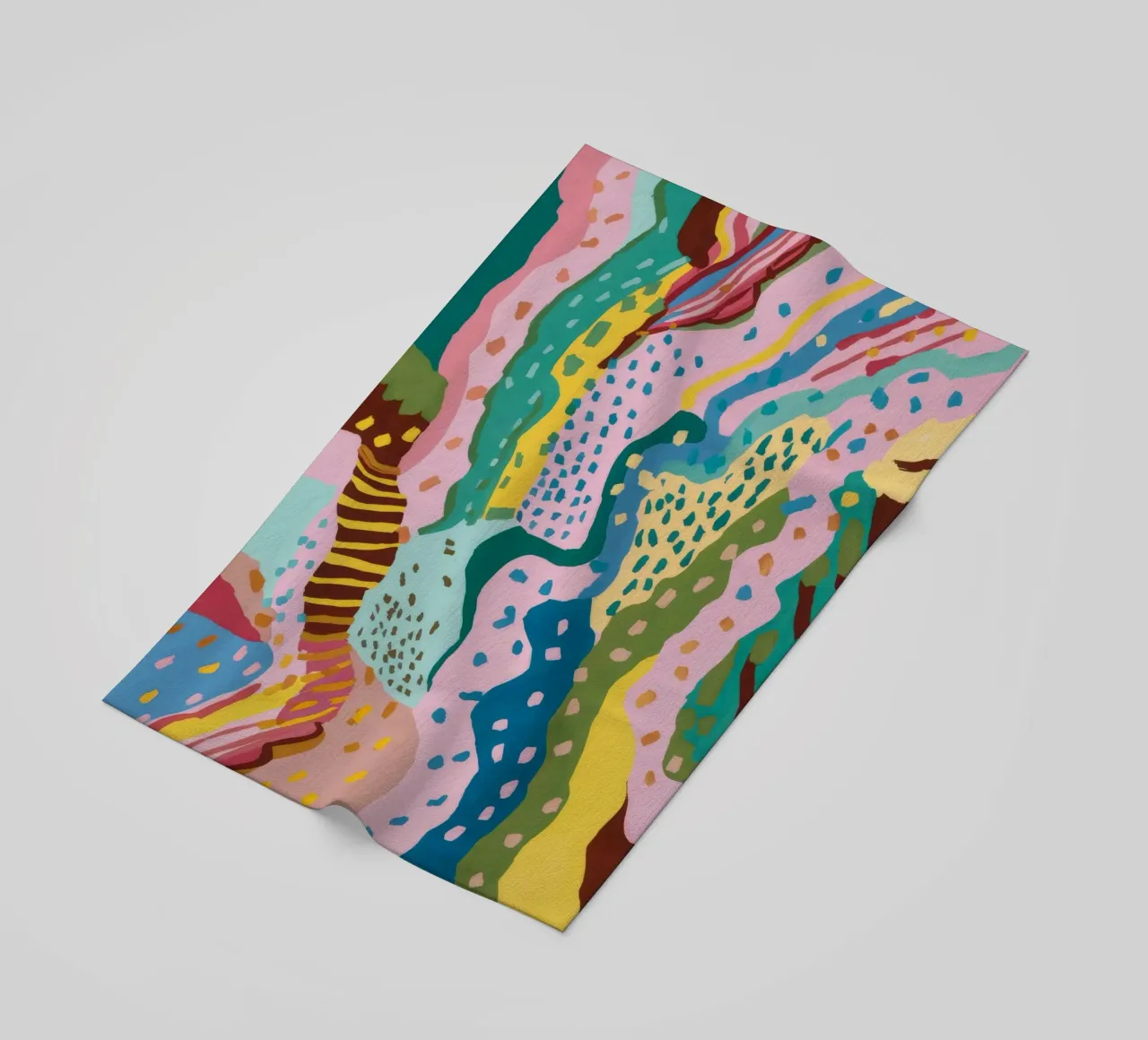 Wavy Pattern Flow beach towel by Haven Mirage