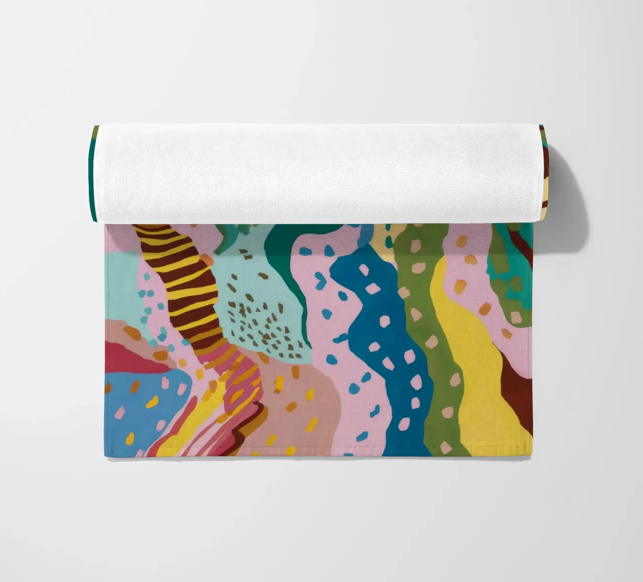 Wavy Pattern Flow beach towel by Haven Mirage