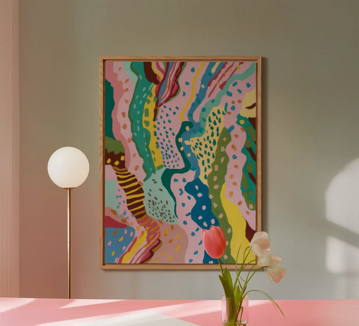 Flux de motifs ondulés panneau forex de Haven Mirage