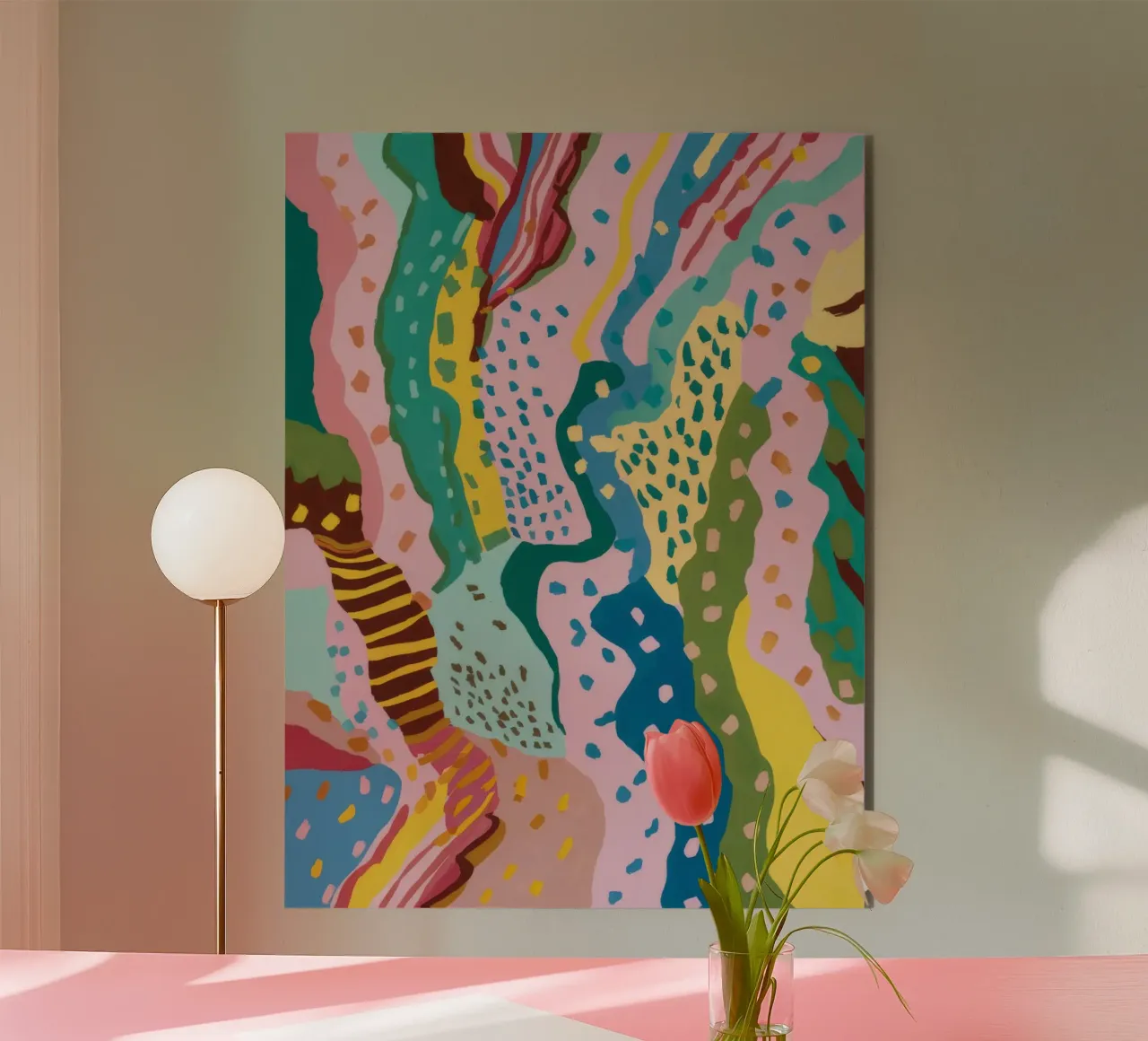 Wavy Pattern Flow forex plate by Haven Mirage