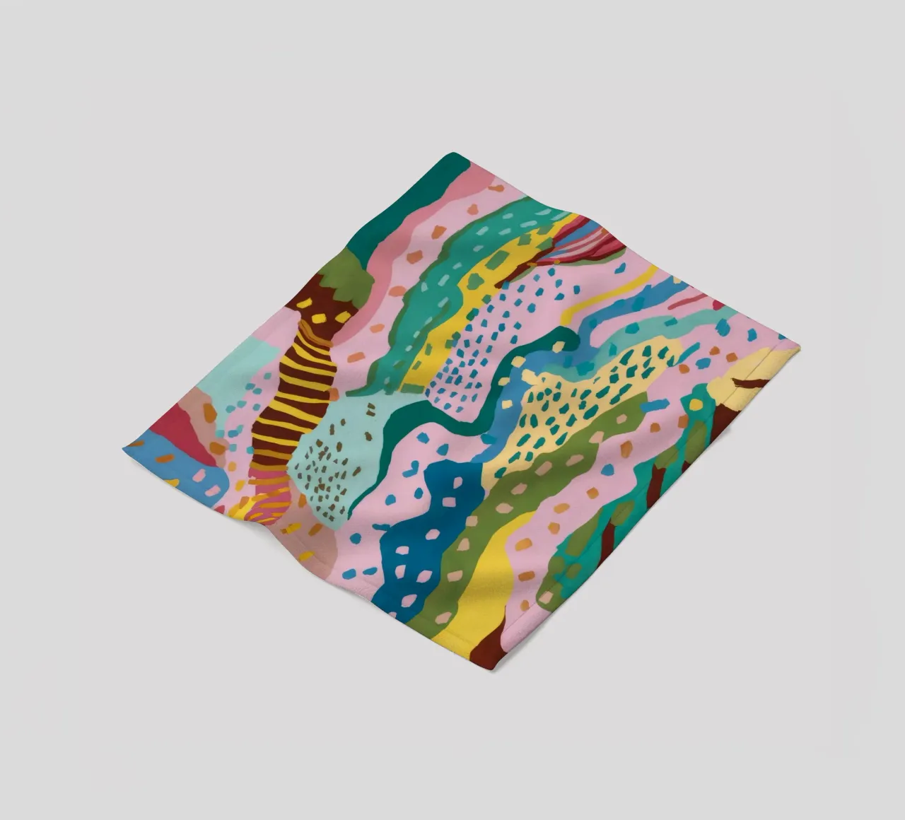 Wavy Pattern Flow fleece blanket by Haven Mirage