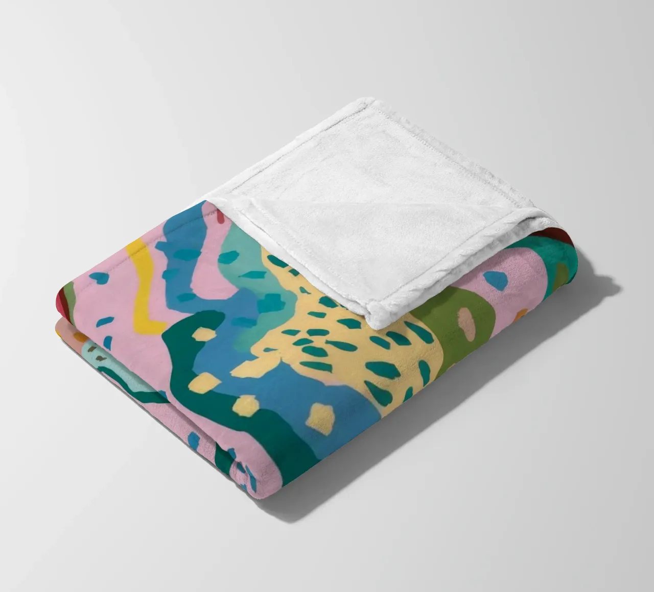Wavy Pattern Flow fleece blanket by Haven Mirage