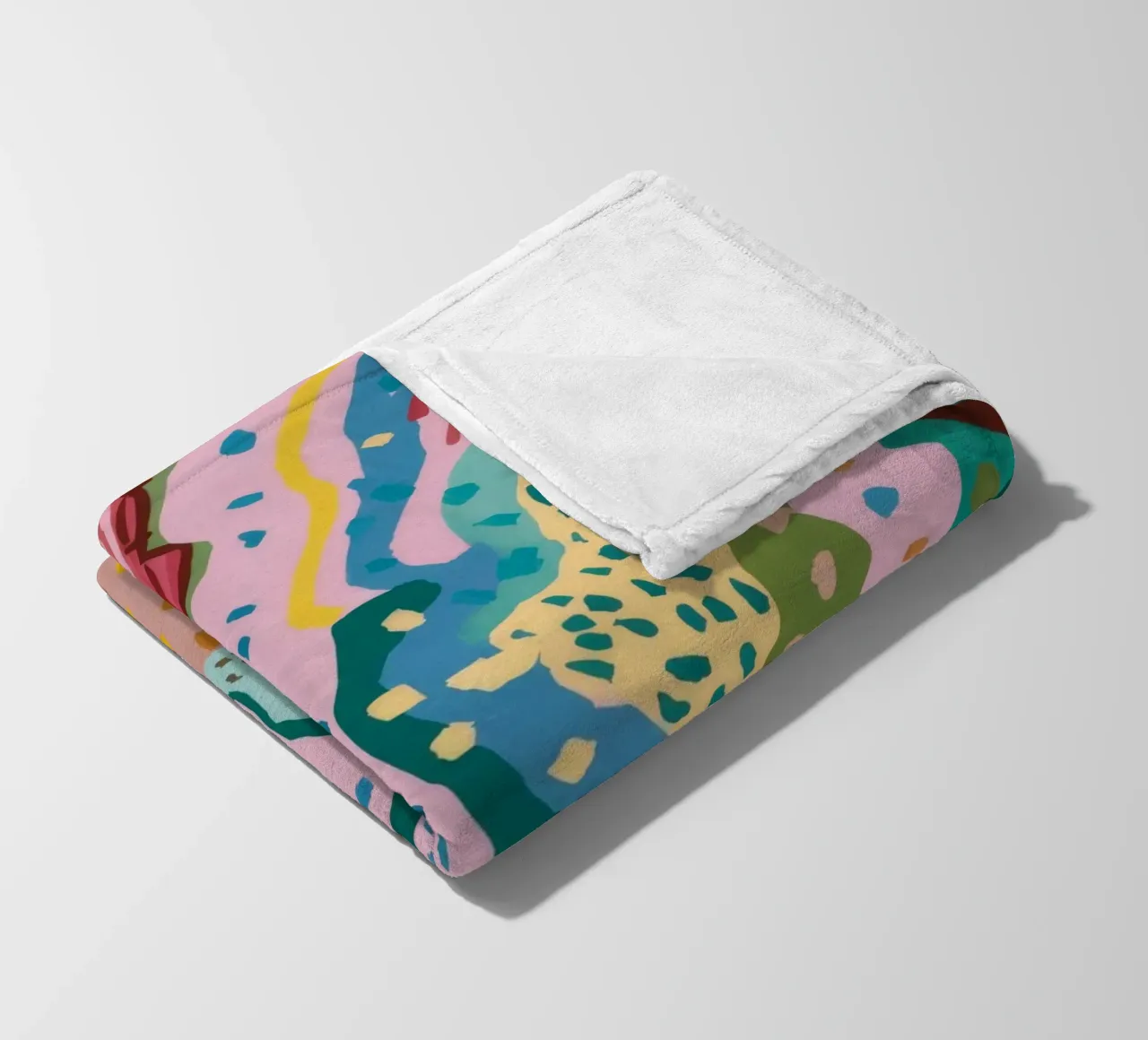 Wavy Pattern Flow fleece blanket by Haven Mirage