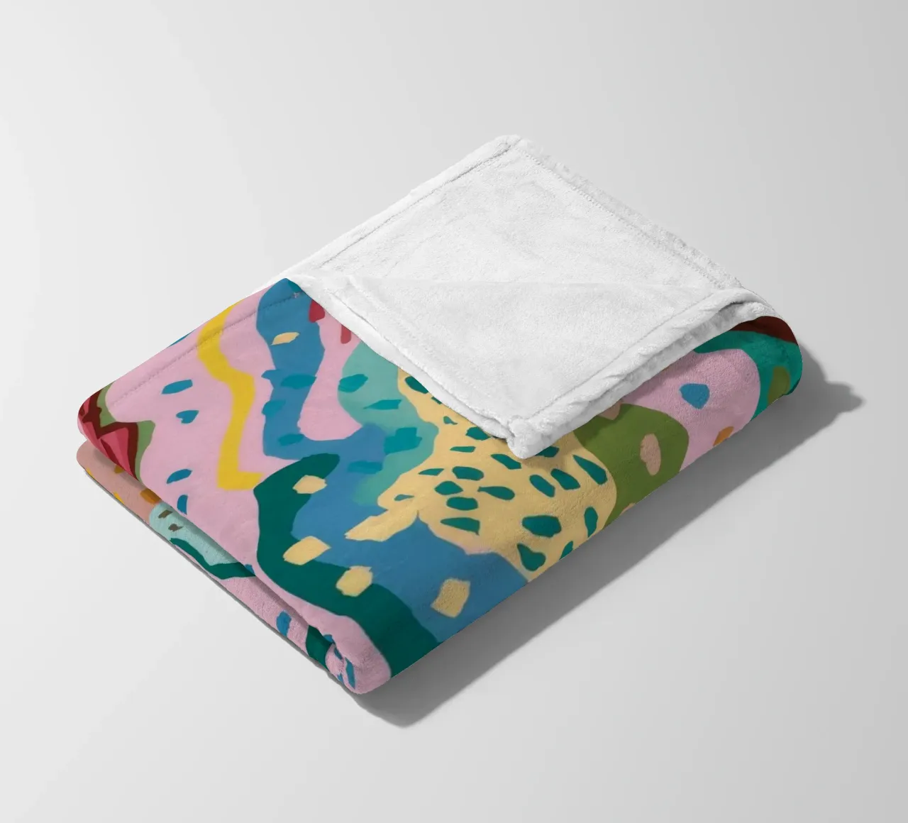 Wavy Pattern Flow fleece blanket by Haven Mirage