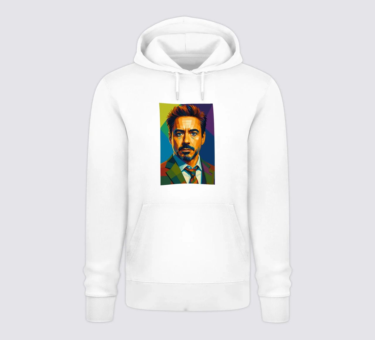 robert downey jr retro pop art wpap felpa con cappuccio da aiswa