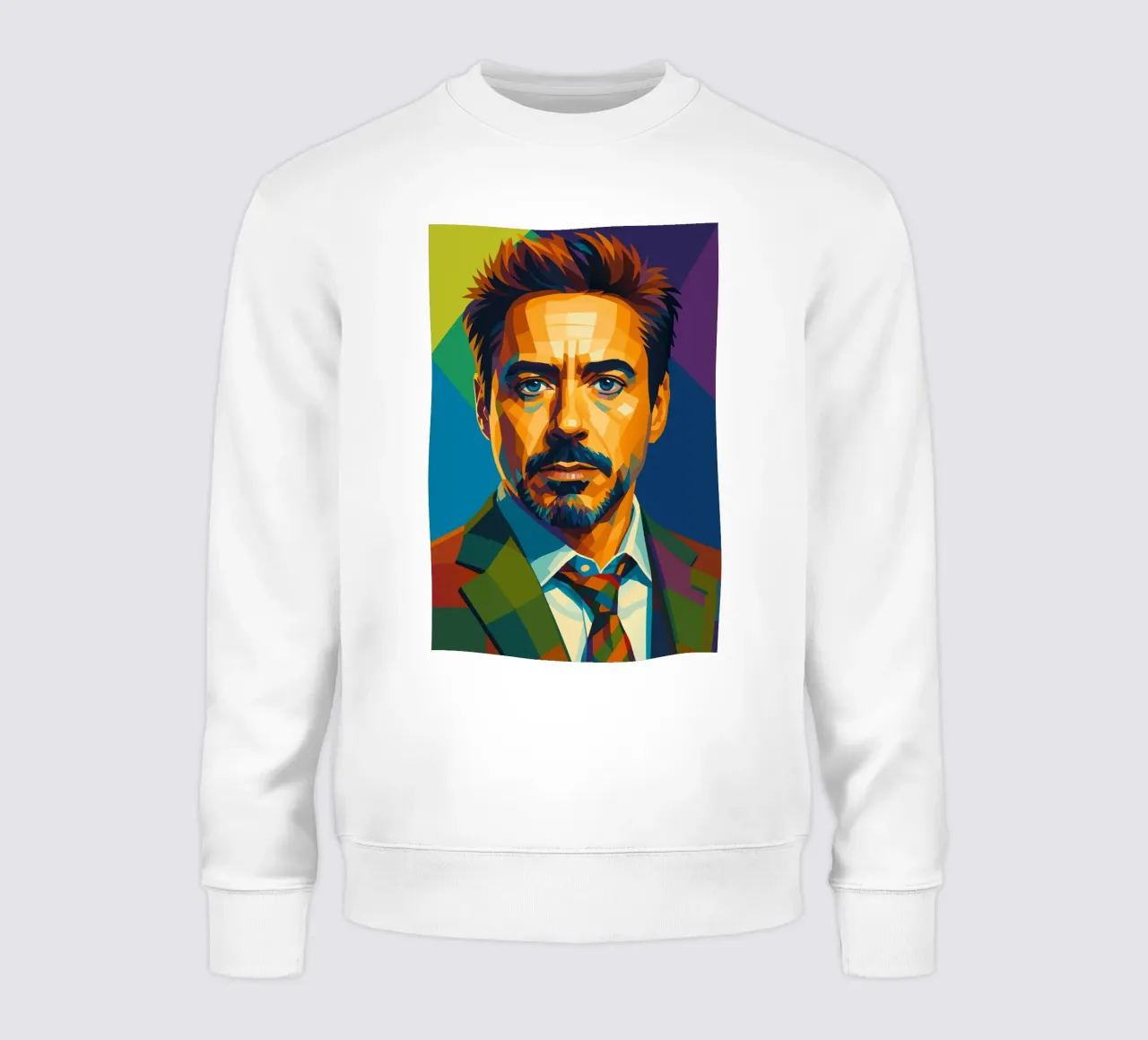 robert downey jr retro pop art wpap sweat de aiswa