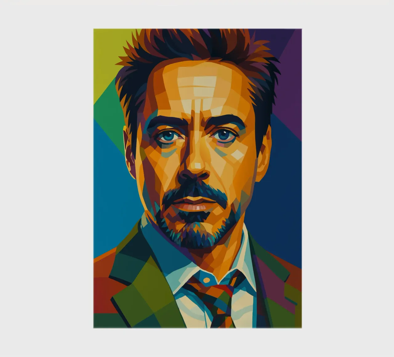 robert downey jr retro pop kunst wpap Notizbuch von aiswa